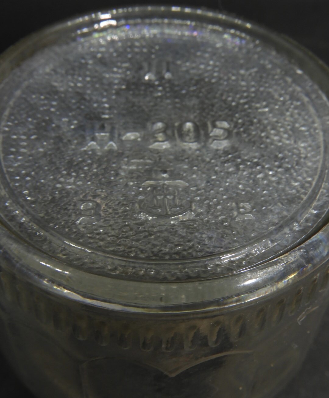 Vintage Anchor Hocking Glass Corp Jar