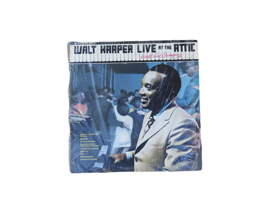 Walt Harper ~ Live At The Attic LP Vinyl Record (57275)