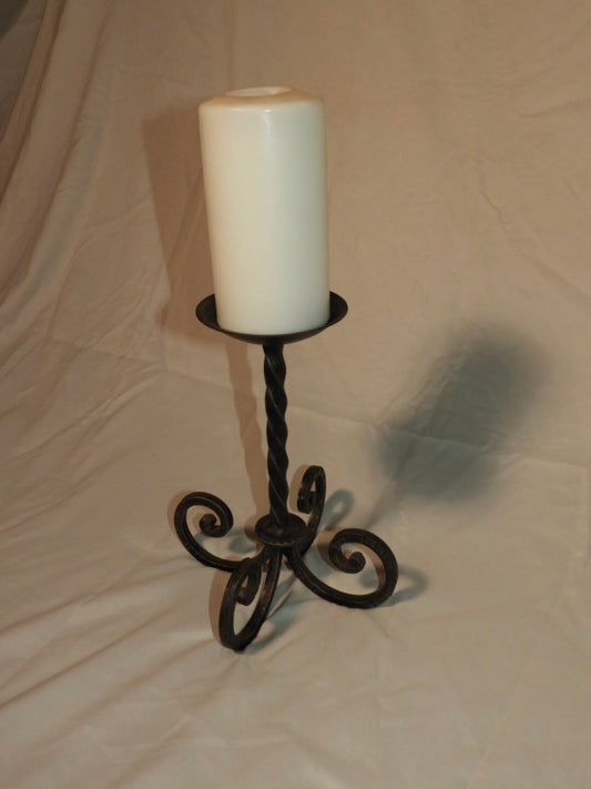 MINT CONDITION Antique Wrought Iron French Style Candle Holder