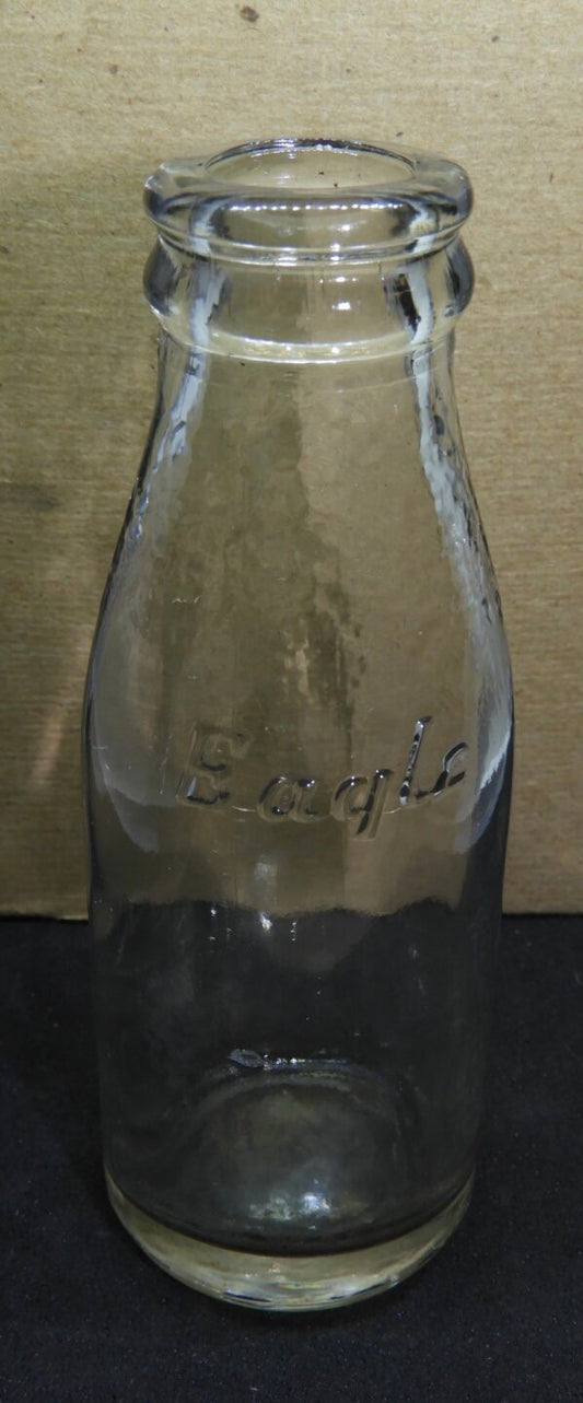 Vintage Eagle Milk Bottle