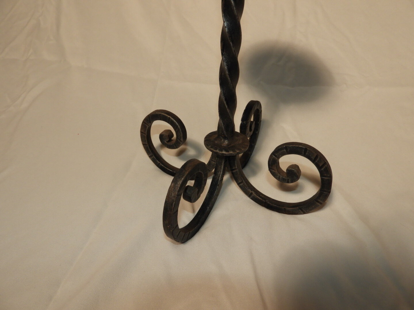 MINT CONDITION Antique Wrought Iron French Style Candle Holder