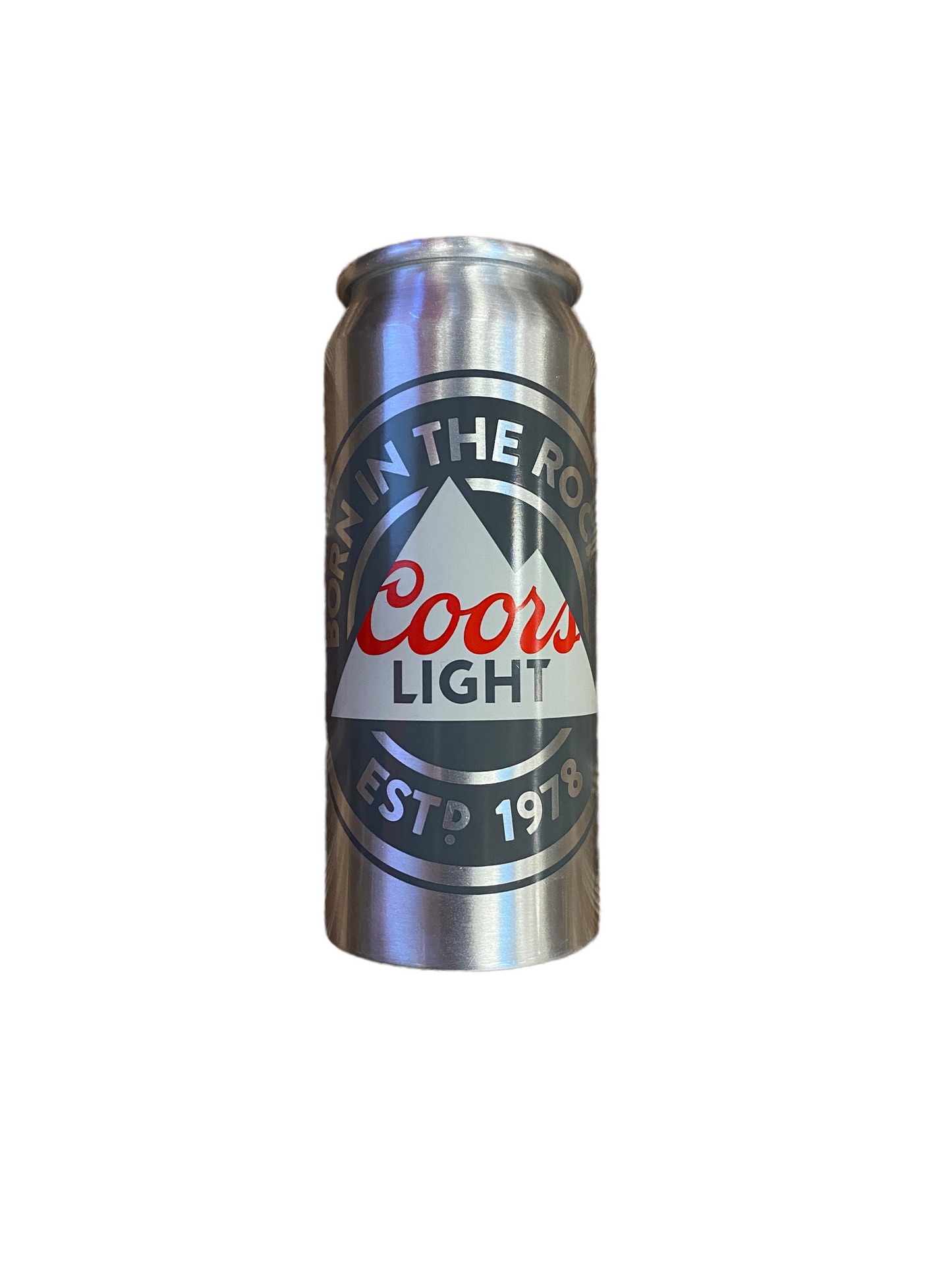 Coors LITE 16 OUNCE ALUMINUM DRINKING CAN. MILLER-COORS. U.S.A.