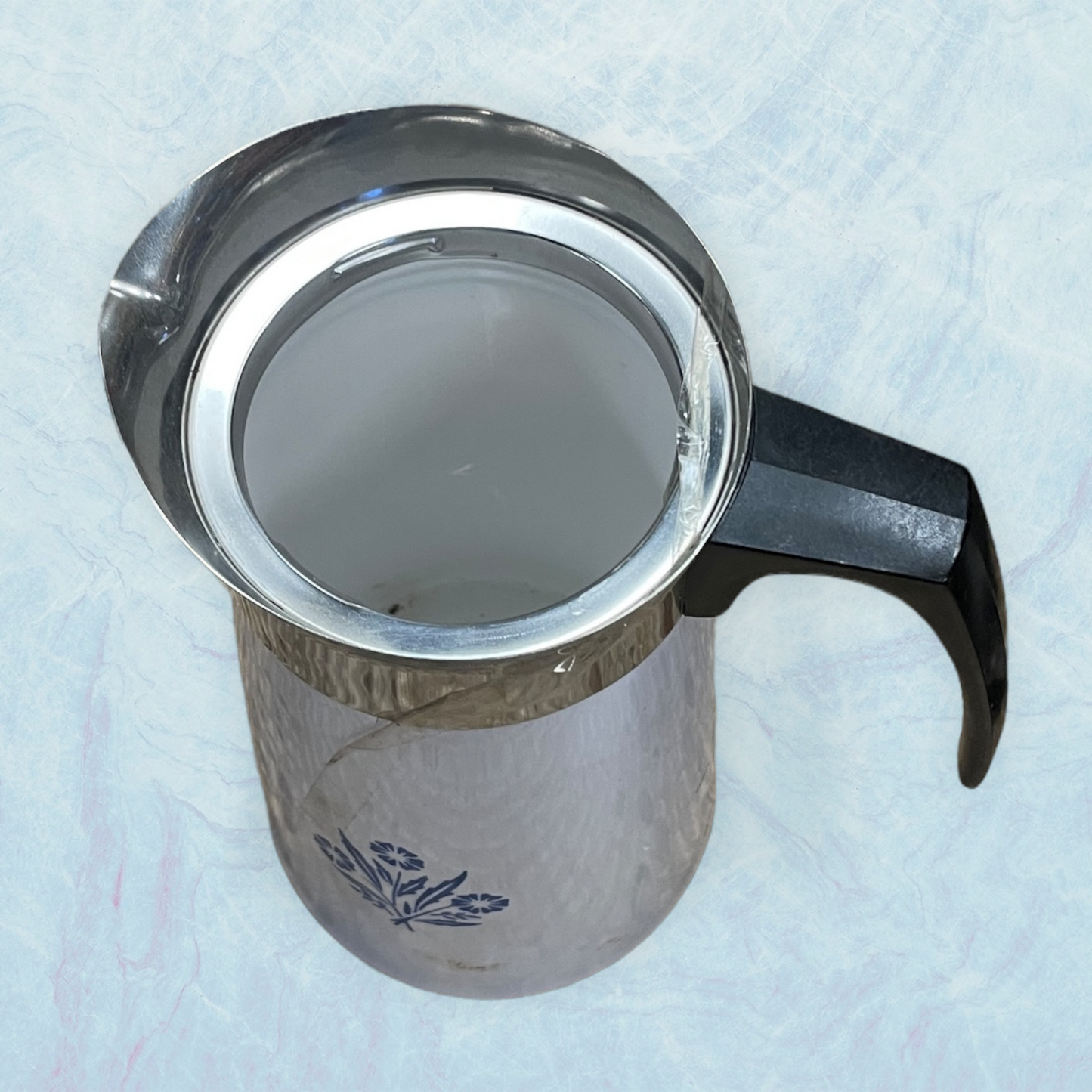 Corning Cornflower Blue 9-Cup Coffee Pot