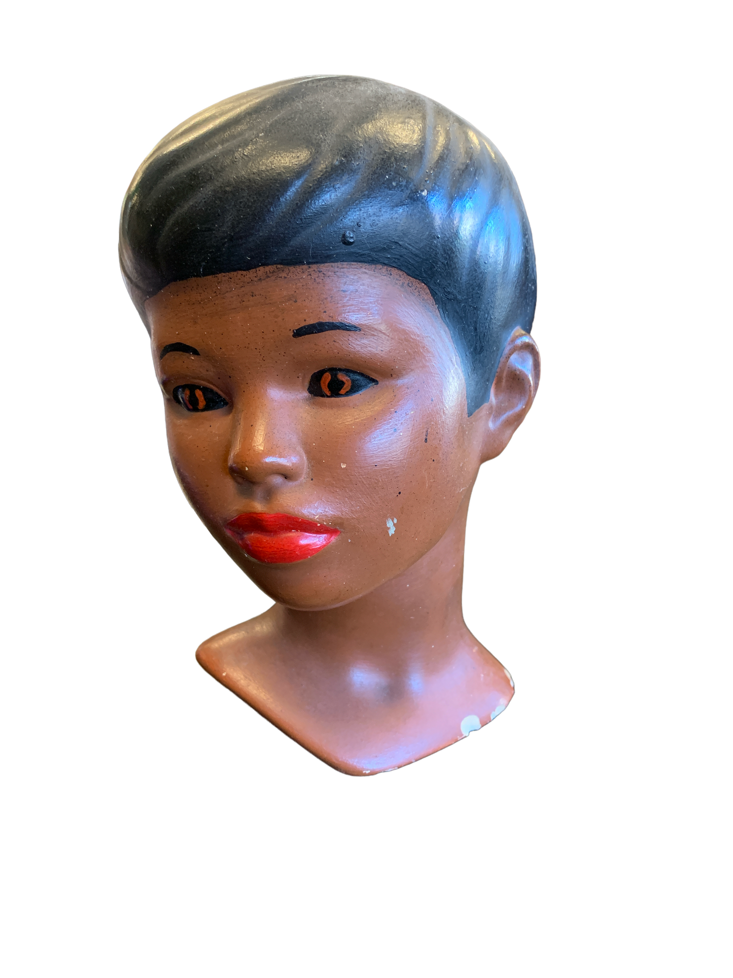 Vintage 1977 Holland Mold Ceramic Girl Head Busts