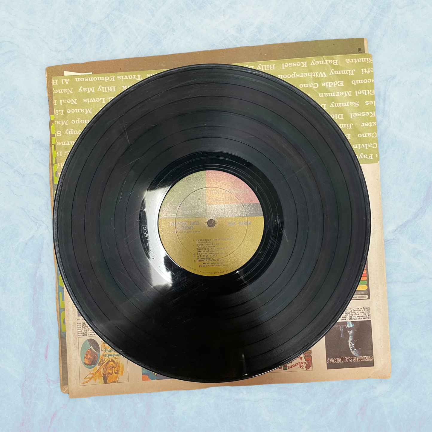 DEAN MARTIN EVERYBODY LOVES SOMEBODY VINYL RECORD LP / REPRISE RECORDS