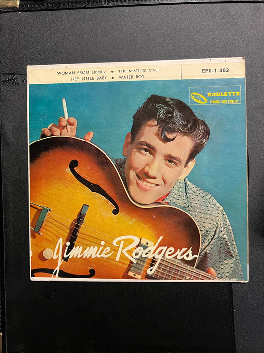 1958 JIMMIE RODGERS DEBUT ROULETTE - Rare Vinyl Record