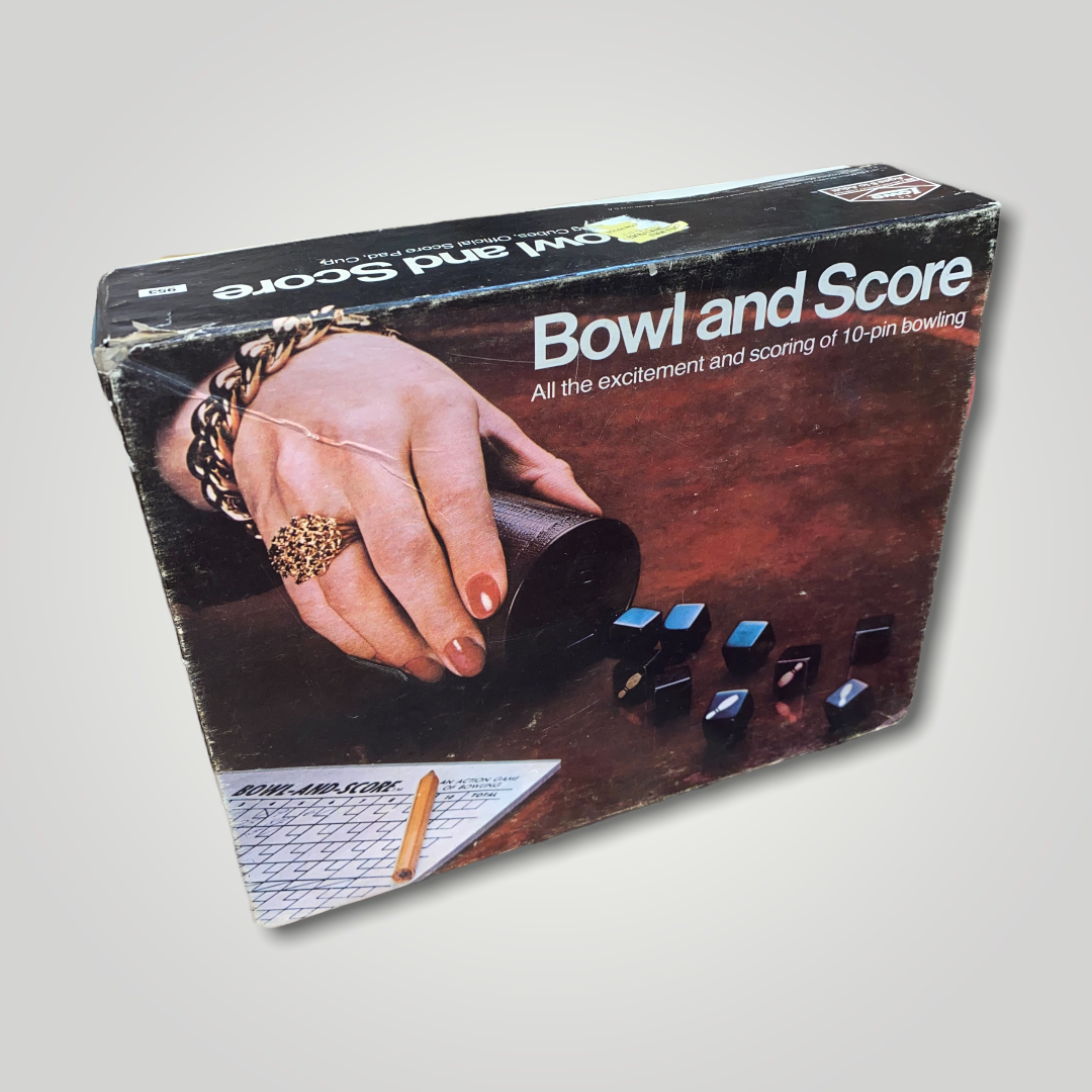 Vintage 1974 Milton Bradley "Bowl and Score" Board Game