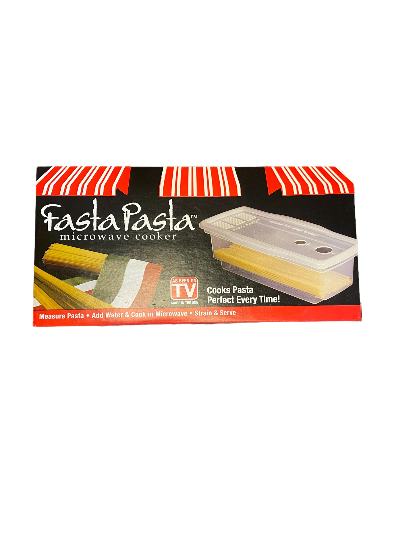 Microwave Pasta Cooker The Original Fasta Pasta As seen on TV NEW in box Unused